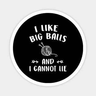 I like big balls and I cannot lie Magnet